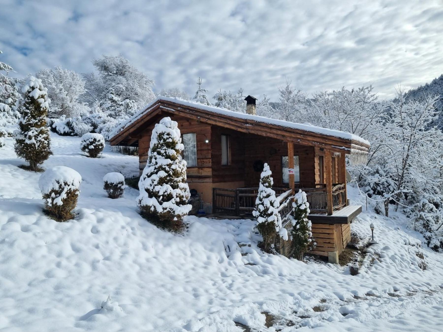 Панорама Хаус Лещен И Еко Къщи Дървена И Землянка Exterior foto