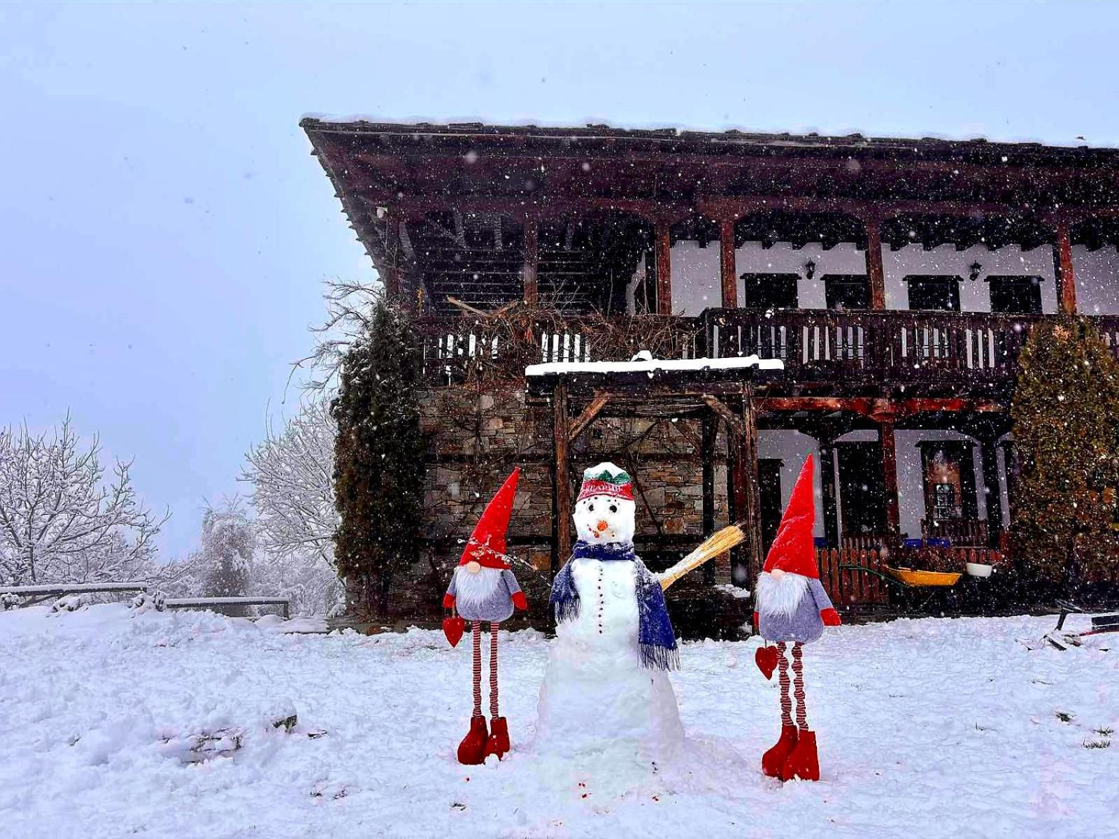 Панорама Хаус Лещен И Еко Къщи Дървена И Землянка Exterior foto