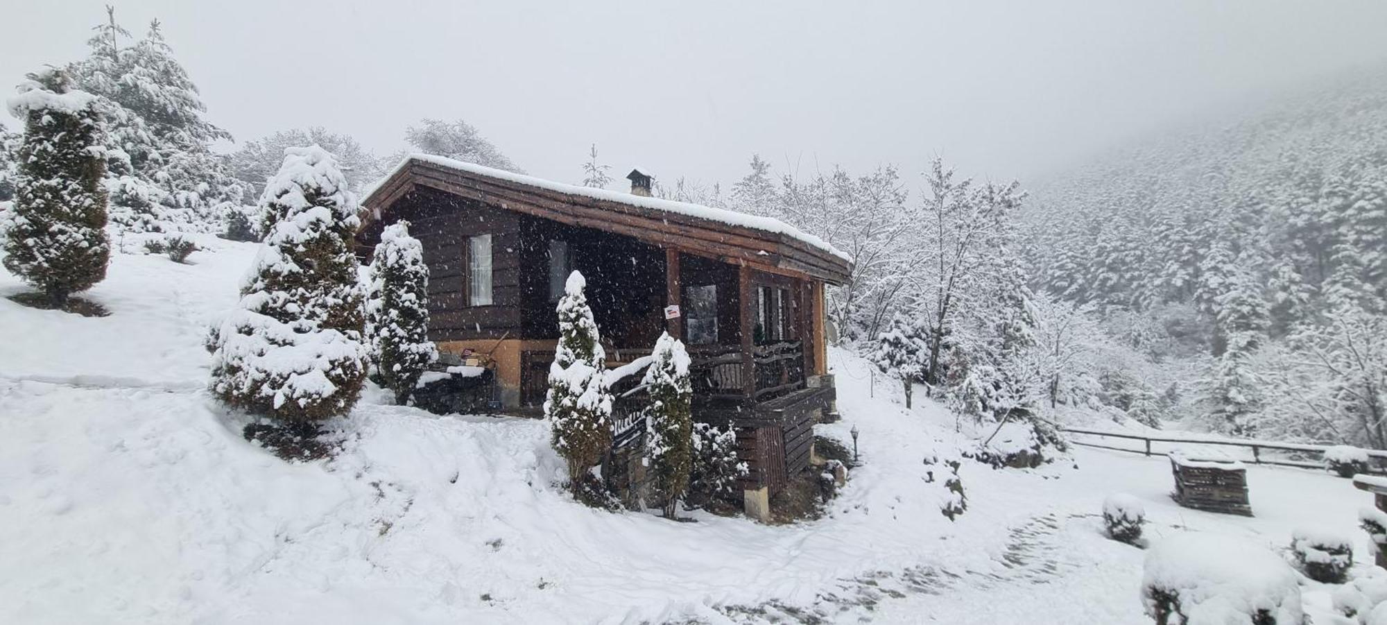Панорама Хаус Лещен И Еко Къщи Дървена И Землянка Exterior foto